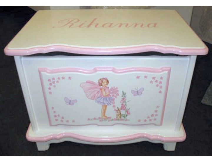 Clemma Fairy 2ft Personalised Toy Box