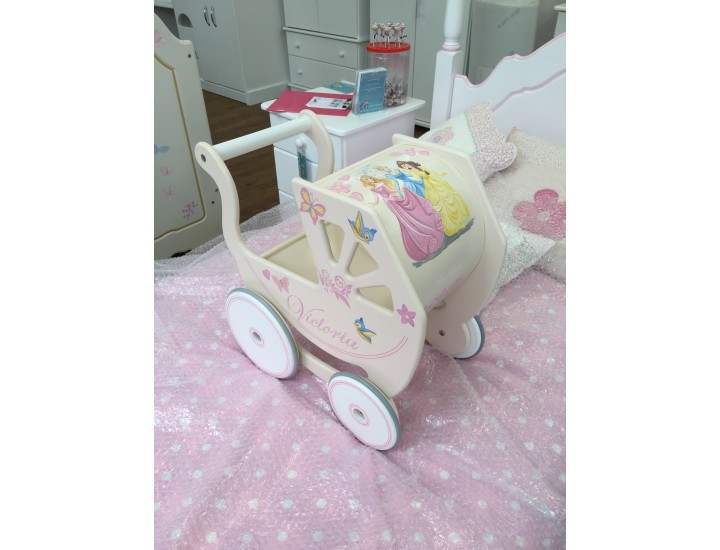 Detailed Art Added To Clients Own Dolls Pram