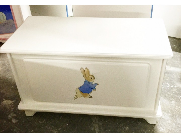 Toy Box 3ft With Single Peter Rabbit Plain Style