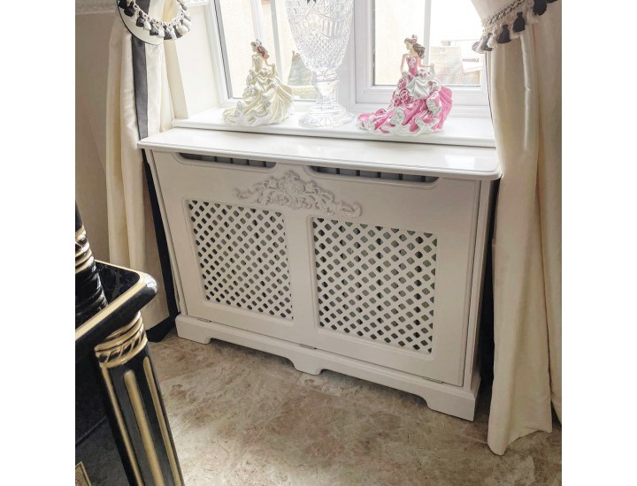 Bespoke Radiator Cover Cabinet With Attached Moulding