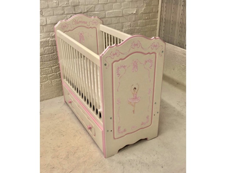 Ballet Cot Hand Painted Small Size Very Pretty
