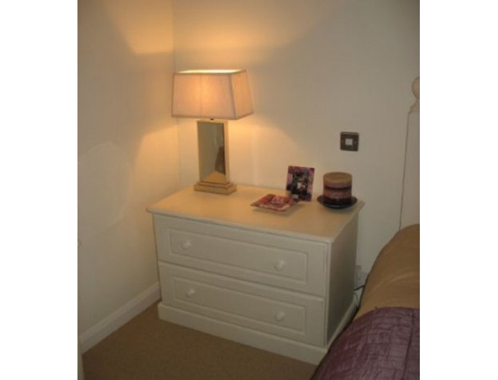 Bedside Chest 2 Wider Drawers