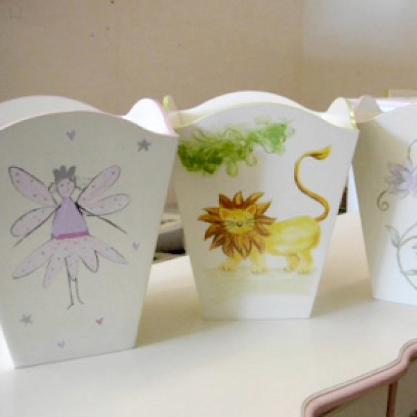 Waste Bin #2 Hand-Painted Selection