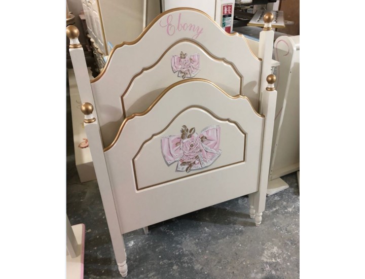 Small Princess Bed With Andrew's Fancy Bows