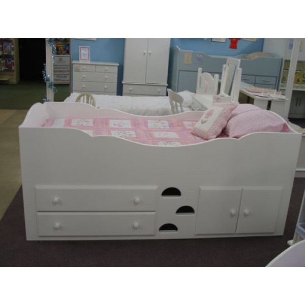 Cabin Bed Plain & Simple Pure White
