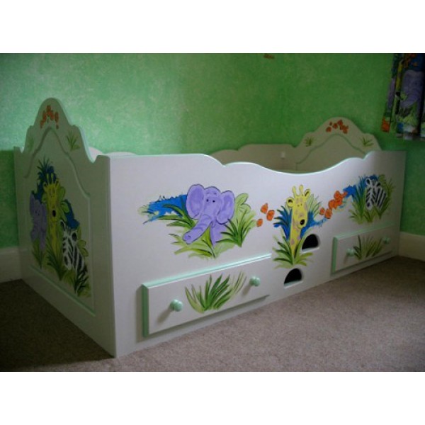 Cabin Bed Jungle Animals Theme