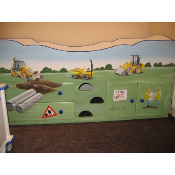 Cabin Bed Diggers! Landscape Art