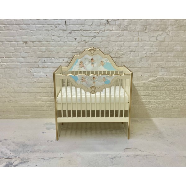 Cherub Hand Painted Bespoke Cot
