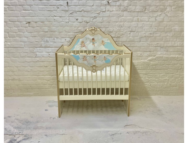 Cherub Hand Painted Bespoke Cot