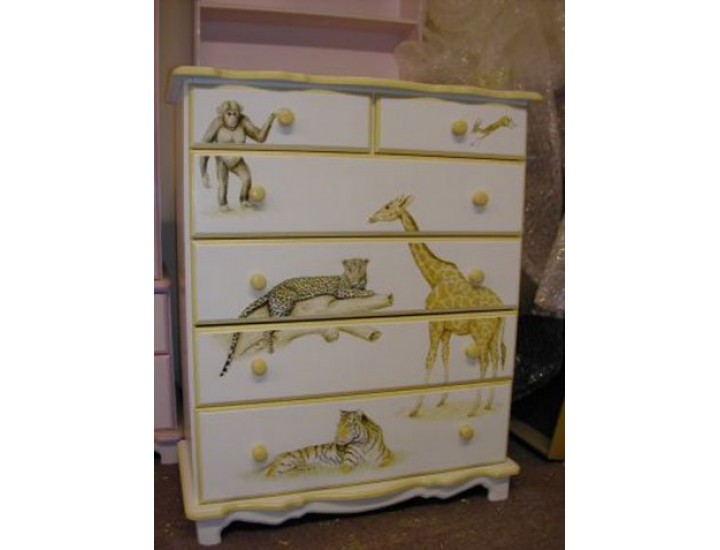 Chest Of Drawers Cheeky Monkey Artwork 