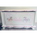 Toy Box 3ft Fancy Style Personalised With Carousel Horses