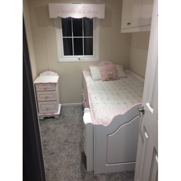 Girls Low Cabin Bed Bespoke For Chalet Bedroom
