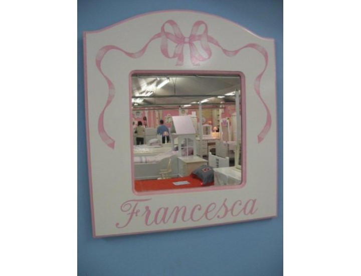 Mirror Plainer Style With Name & Ribbon