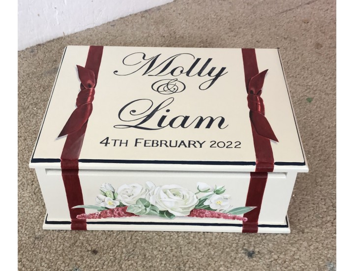Memory Box Personalised For A Wedding