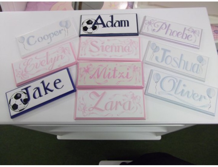 Named Door Plaques To Order Hand Painted