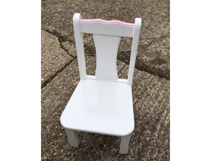 Childs Chair With Solid Bottom Inc Single Name