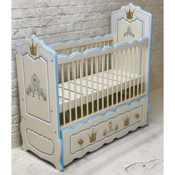 Feather Cot + Standard Trim + ComplexPlus Art + Drawer