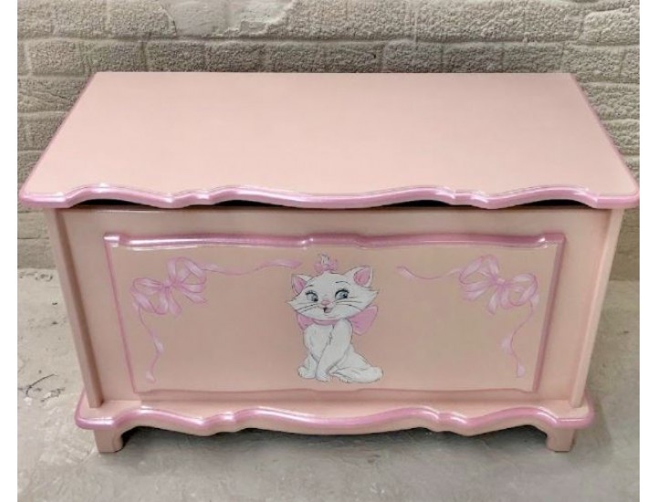 Pink Marie The Cat Personalised Toybox