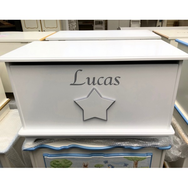 3ft Personalised Toybox with Name + Star