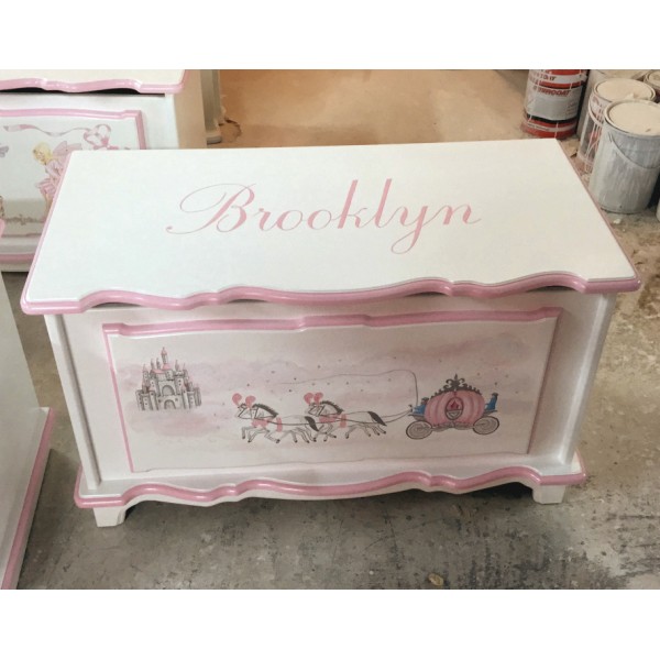 3ft Princess Carriage Fancy Toybox + Name SPECIAL OFFER!