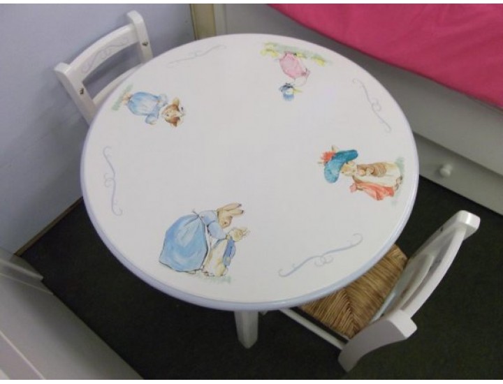 Beatrix Potter Table & Chairs For Toddlers