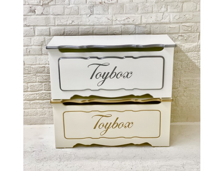TipTop Chartley Bedrooms Toy Box Personalised
