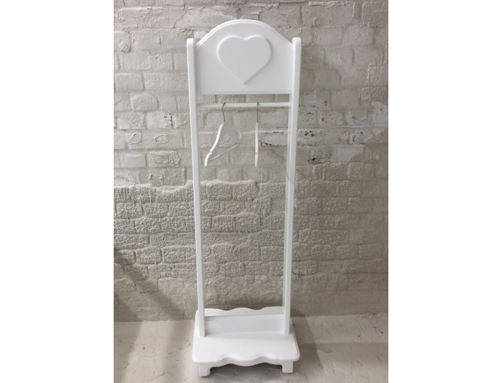 Clothes Rail With Simple Heart Or Star