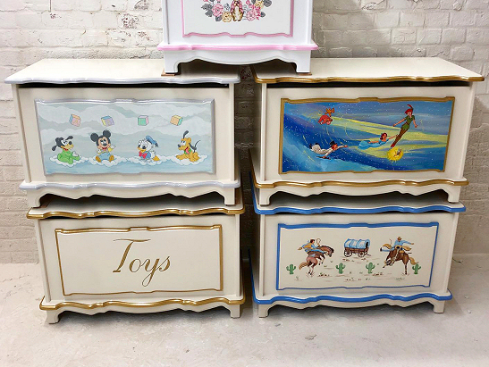 Chartley Hand Painted Toy Boxes