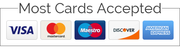 Payment cards accepted on this website